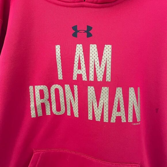 Under armour - I AM IRON MAN SWEATSHIRT size youth XS - Picture 3 of 9